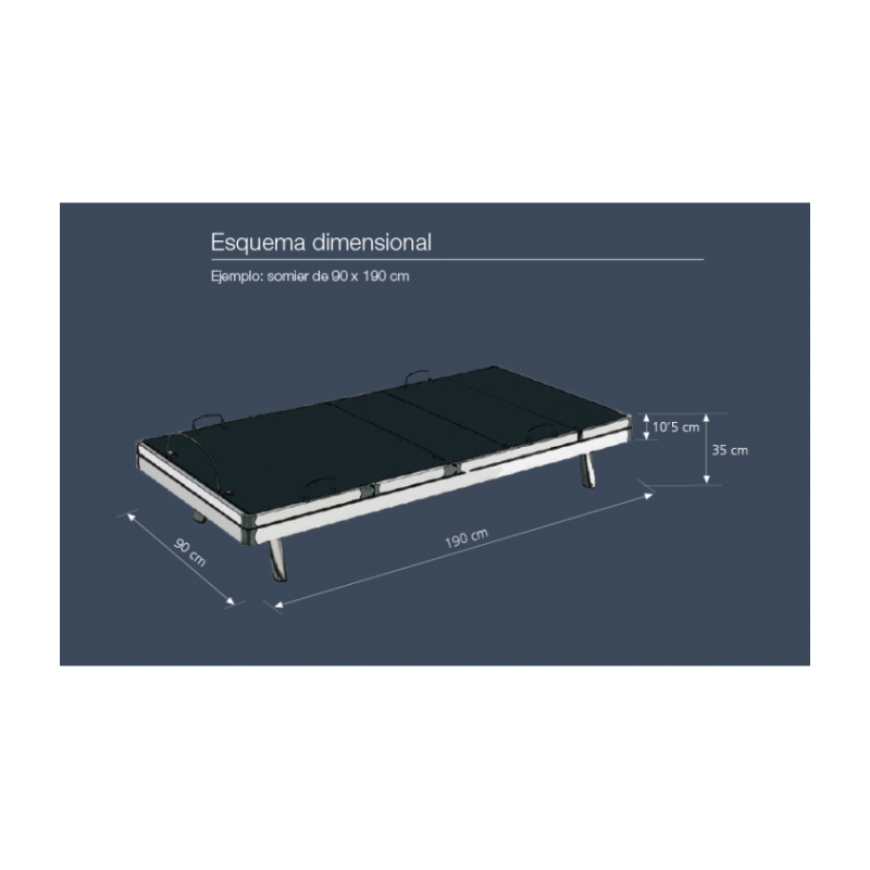 Somier Articulado Pardo Ergos Cool