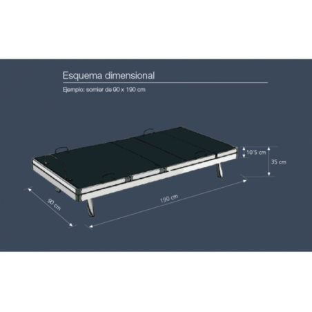 Somier Articulado Pardo Ergos Cool