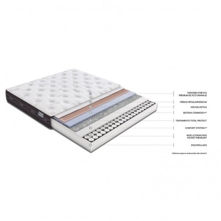 Colchón Flex Nube Visco Gel