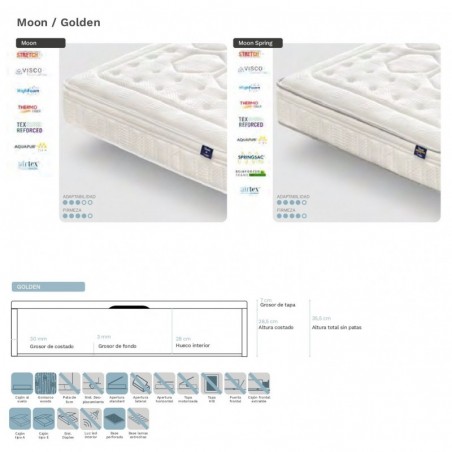 PACK GOMARCO DECO 04 MOON / GOLDEN