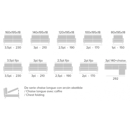 Sofá Cama Frances Bañon Rolling