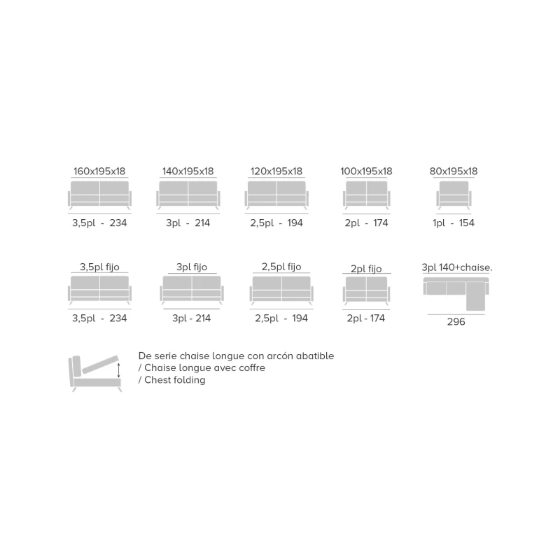 Sofá Cama Frances Bañon Stones