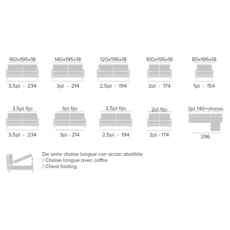 Sofá Cama Frances Bañon Stones