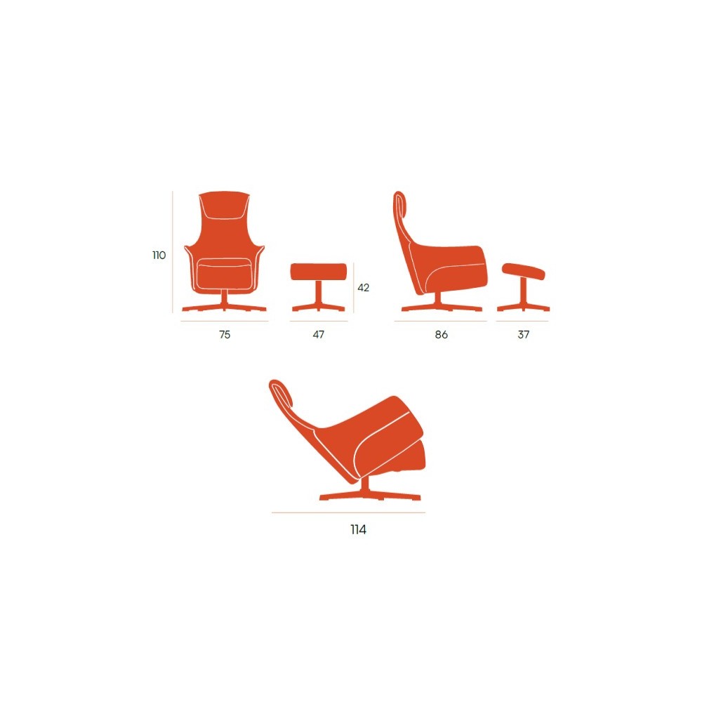 Sillón Relax Bogal Kiara