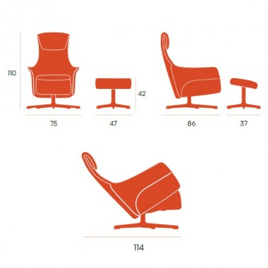 Sillón Relax Bogal Kiara