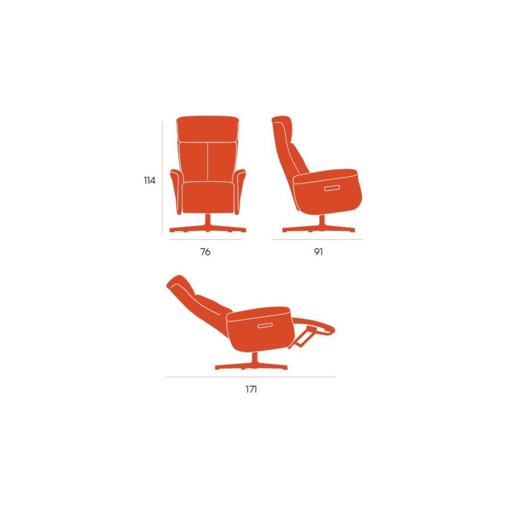 Sillón Relax Bogal Nely