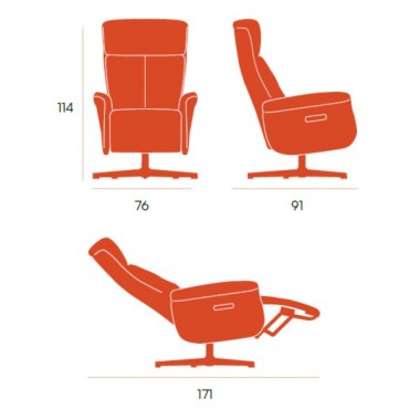 Sillón Relax Bogal Nely