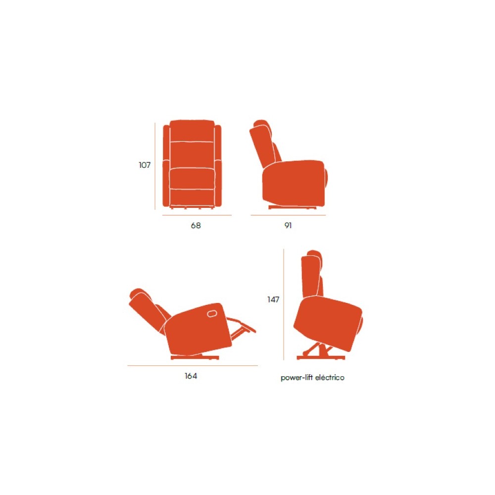 Sillón Relax Bogal Lupe