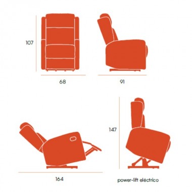 Sillón Relax Bogal Lupe