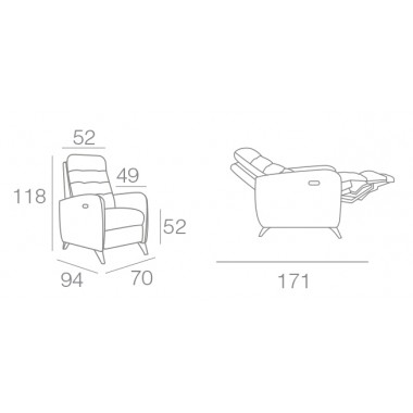 Sillón Relax Moher Baltic