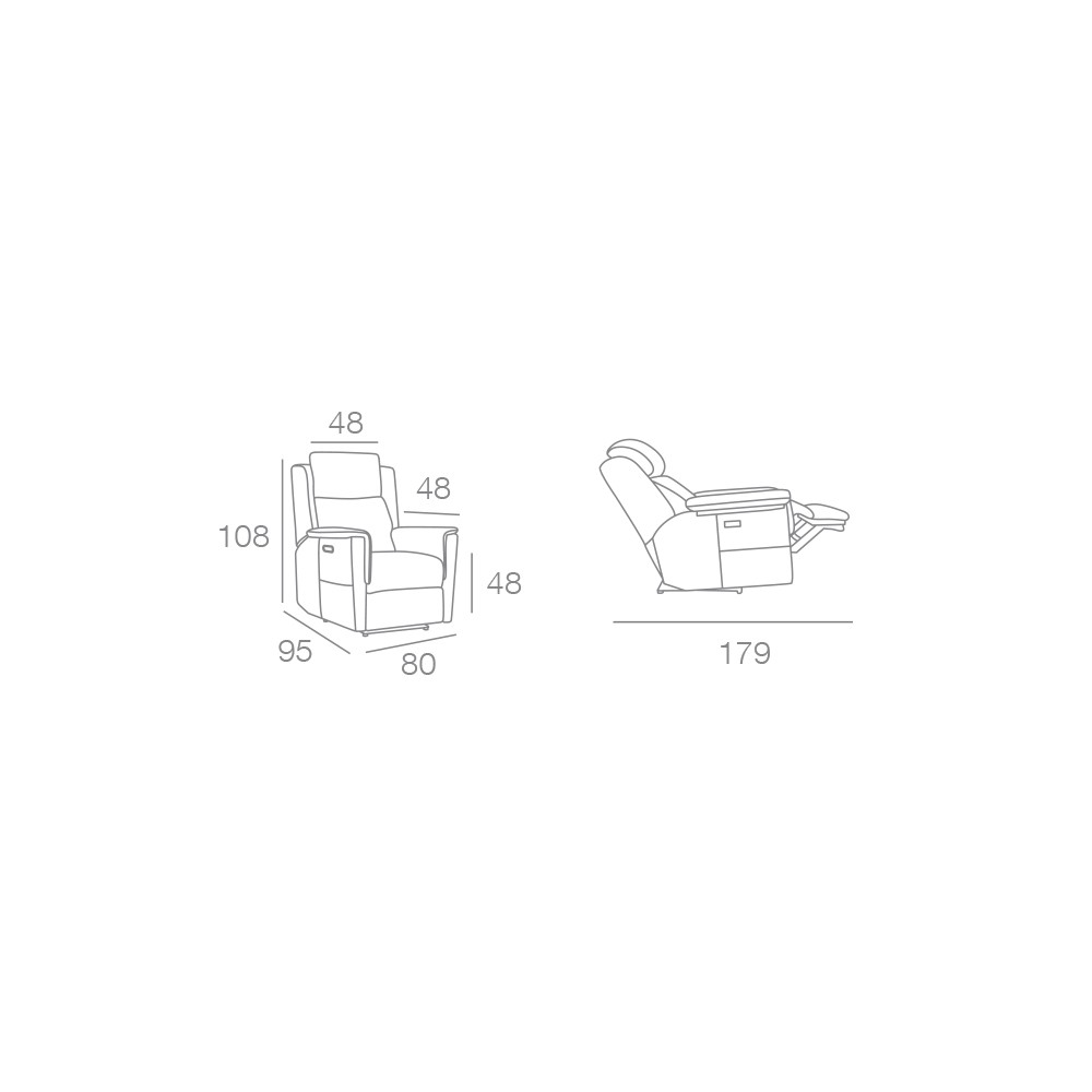 Sillón Relax Moher Capri
