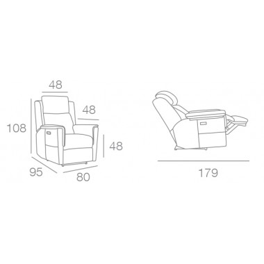 Sillón Relax Moher Capri