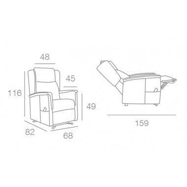 Sillón Relax Moher Iris
