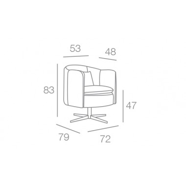 Sillón Giratorio Moher Montana
