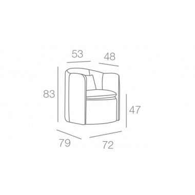 Sillón Giratorio Moher Dakota